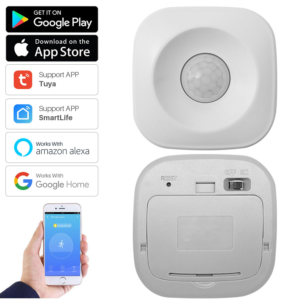 Home Security App - Tuya-Capteur de mouvement PIR WiFi intelligent,