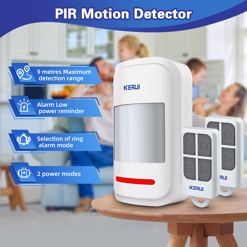 Pet Immune Pir Sensor - KERUI-Détecteur de mouvement infrarouge, alarme de