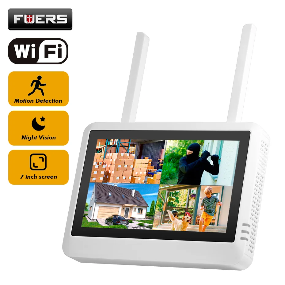 Home Security Nvr - Système de sécurité NVR sans fil