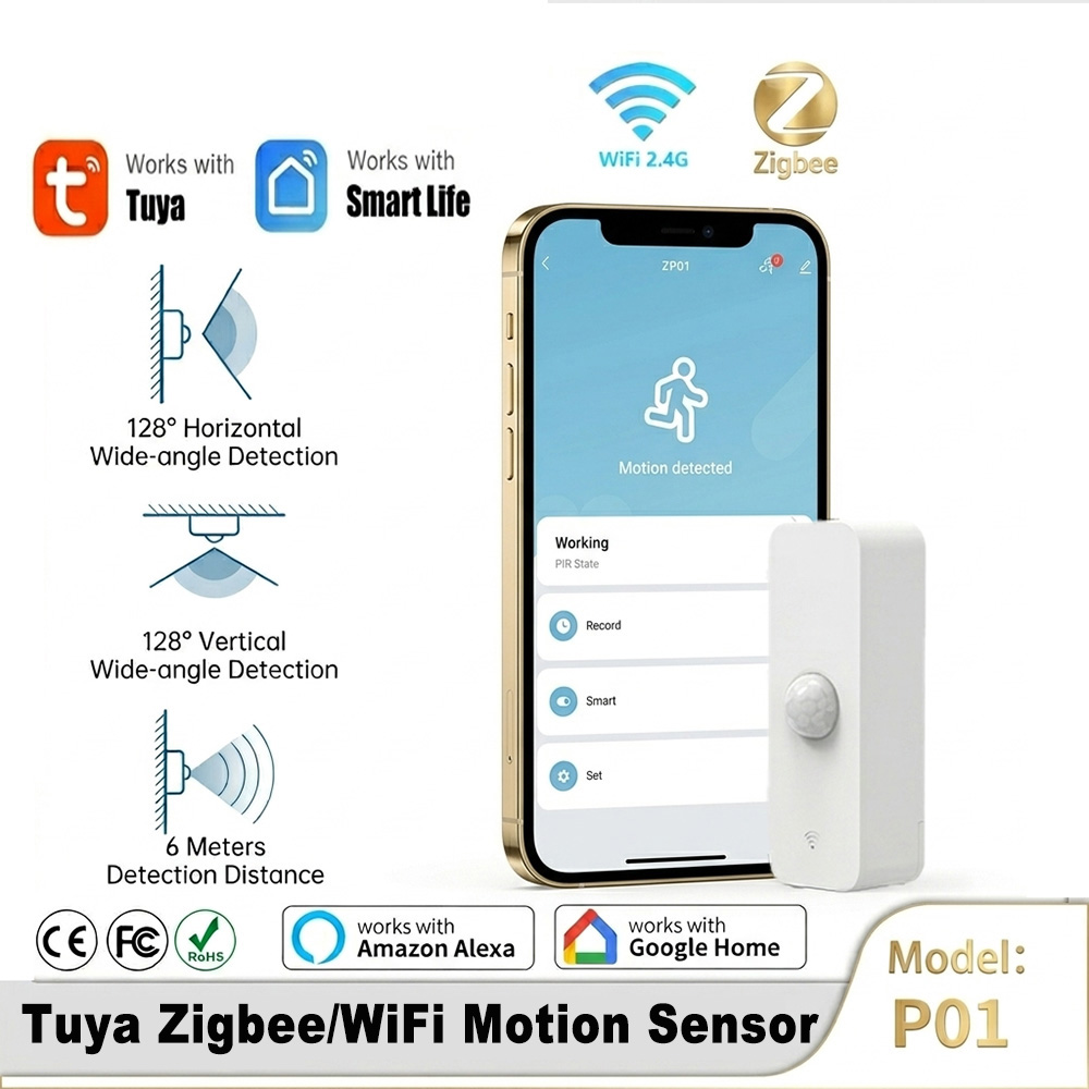Home Security App - Détecteur de mouvement intelligent PIR WiFi