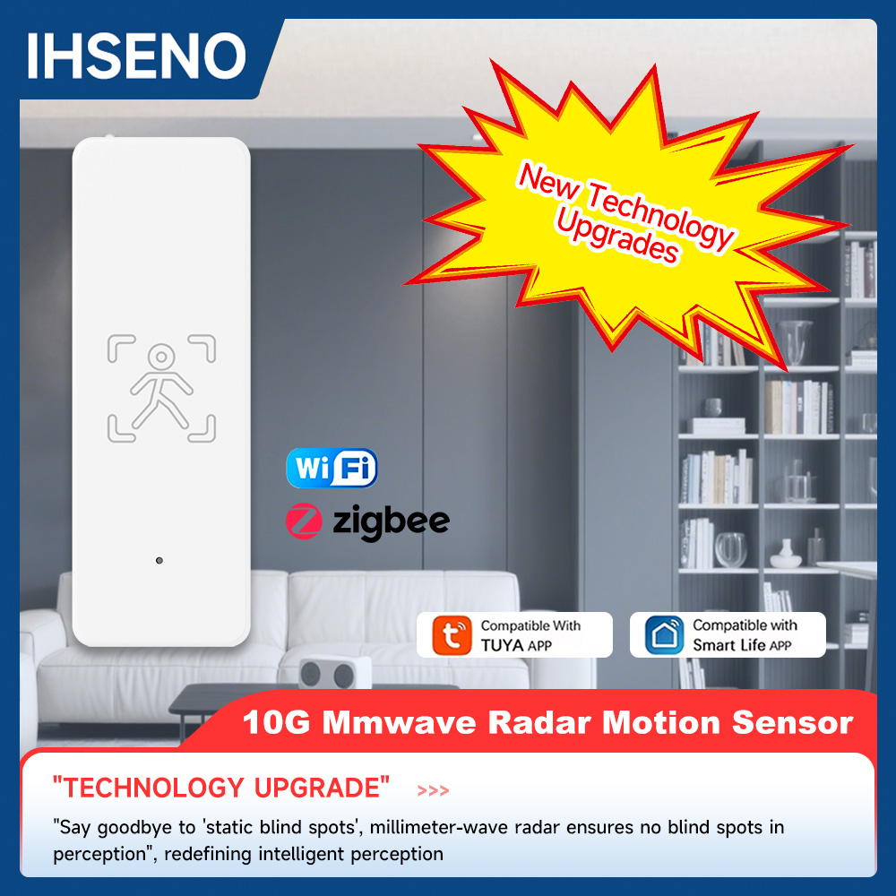 Home Security App - IHSENO Tuya ZigBee capteur de présence