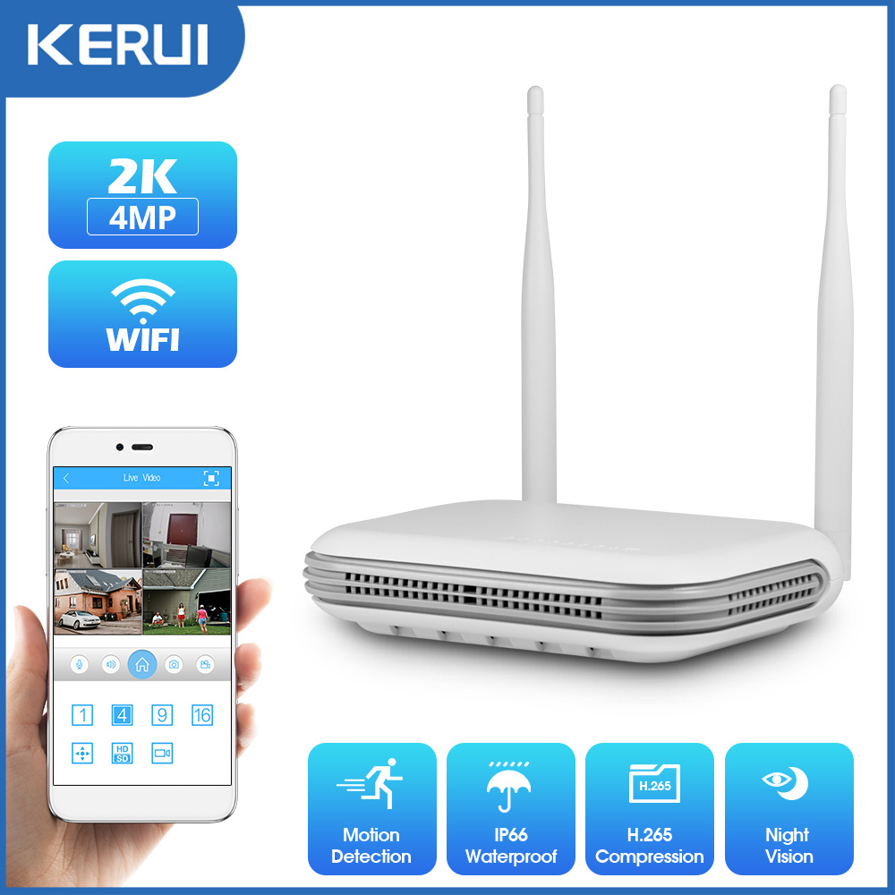 Home Security Nvr - KERbiom2 K-Caméra de surveillance extérieure IP