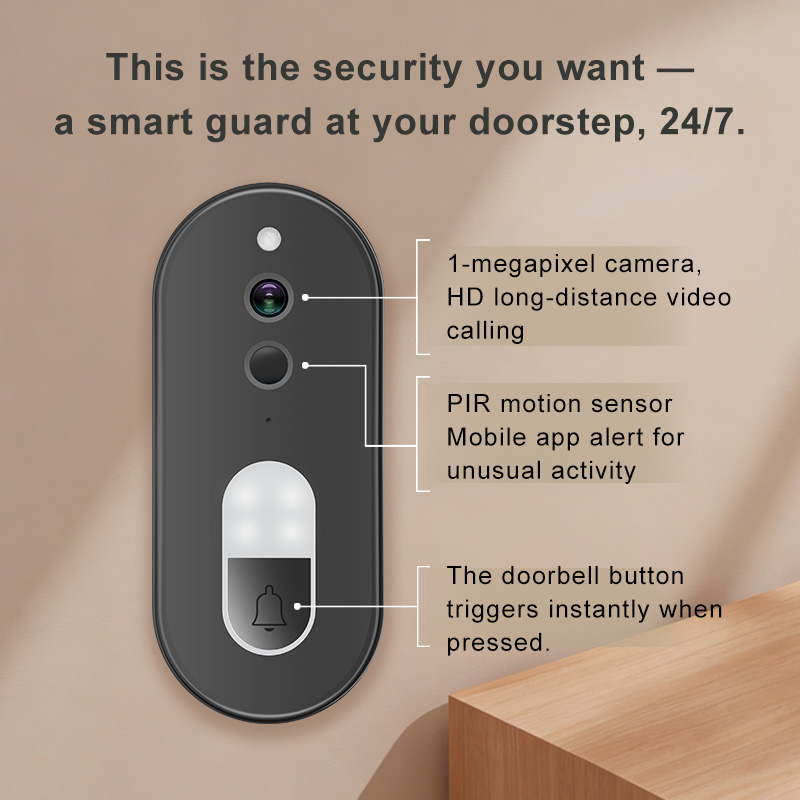 Sonnette vidéo sans fil WiFi T - Home Security Packages avis et prix