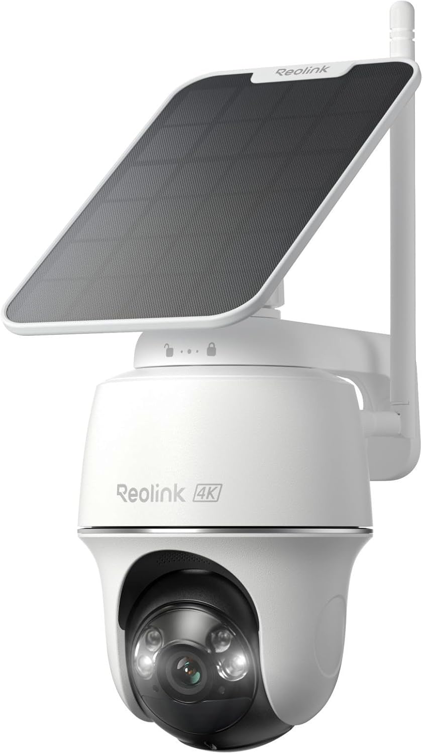 Caméra de sécurité solaire 4K  - Home Security No Subscription avis et prix
