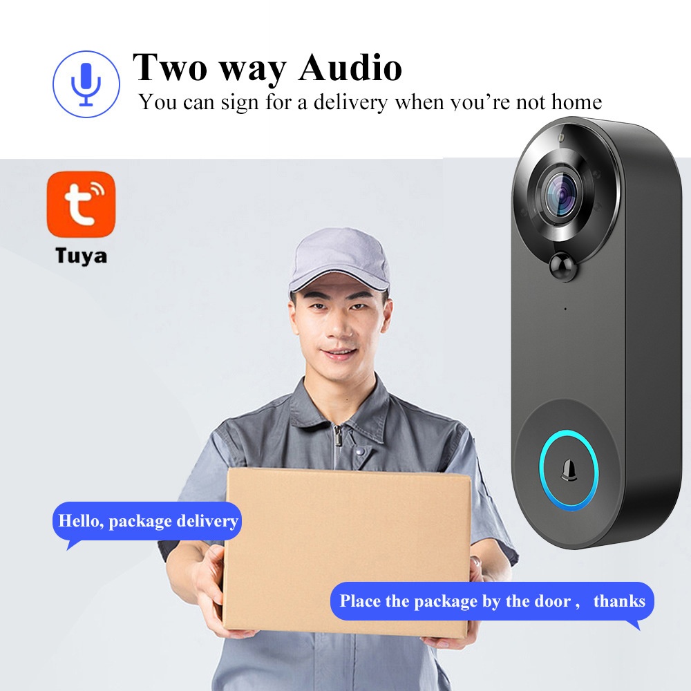 Tuya 1080P sans fil WIFI sonne - Home Security Packages avis et prix