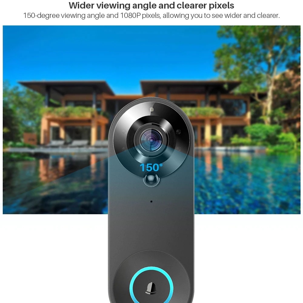 Tuya 1080P sans fil WIFI sonne - Home Security Packages avis et prix