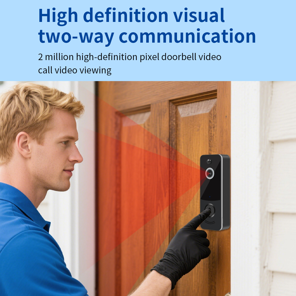 Sonnette vidéo WIFI 1080P, app - Home Security Packages avis et prix