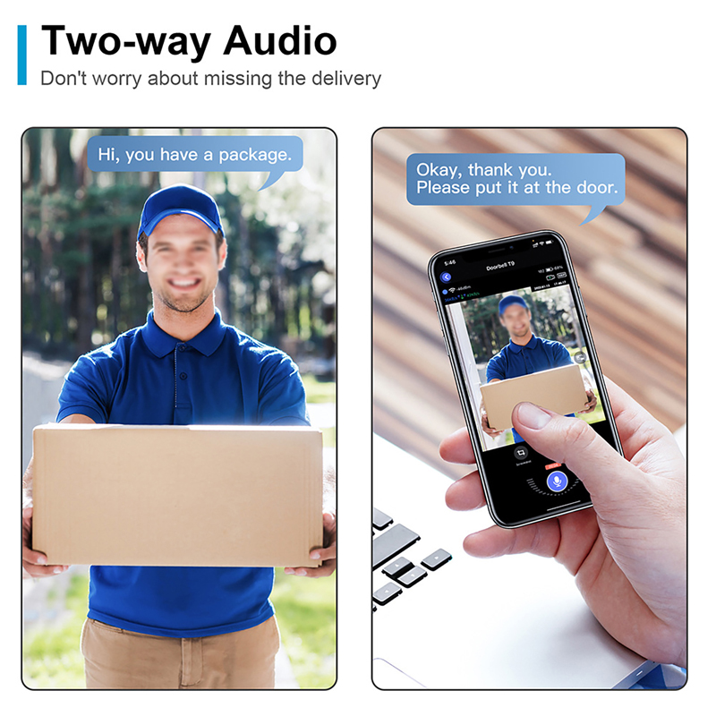 Sonnette vidéo intelligente Wi - Home Security Packages avis et prix