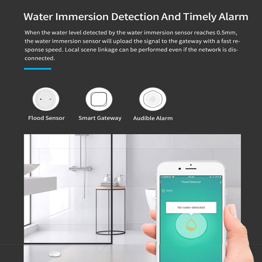 Tuya capteur de fuite d'eau ma - Home Security App avis et prix