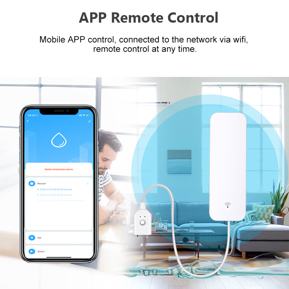 Capteur de fuite d'eau WiFi Tu - Home Security App avis et prix
