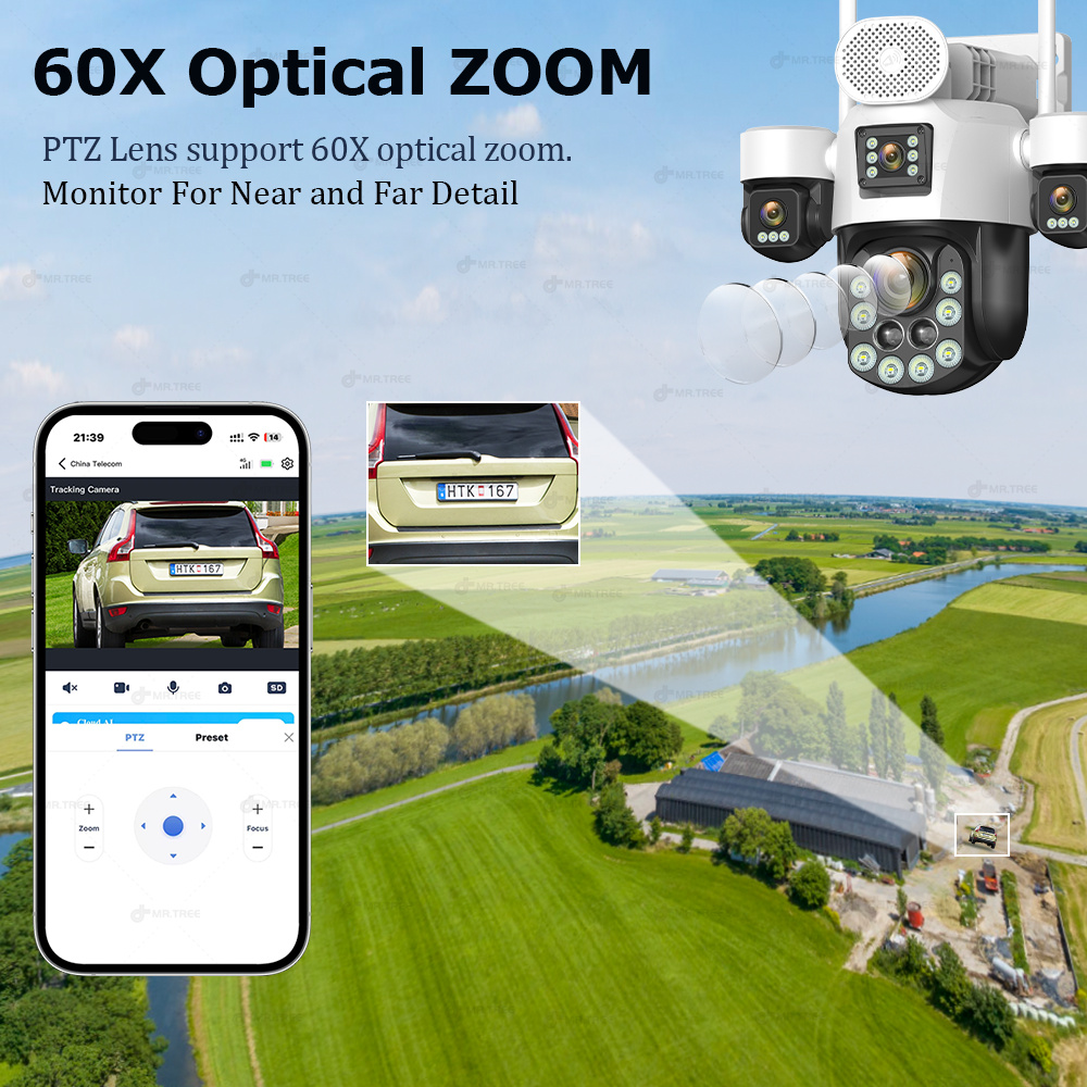 AOV quatre objectifs Surveilla - Home Security Battery avis et prix
