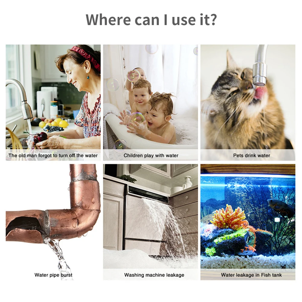 Tuya WiFi Zigbee capteur d'eau - Home Security App avis et prix
