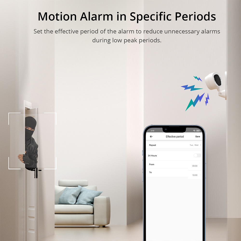 SONOFF 1080P HD Wi-Fi IOT camé - Home Security Packages avis et prix