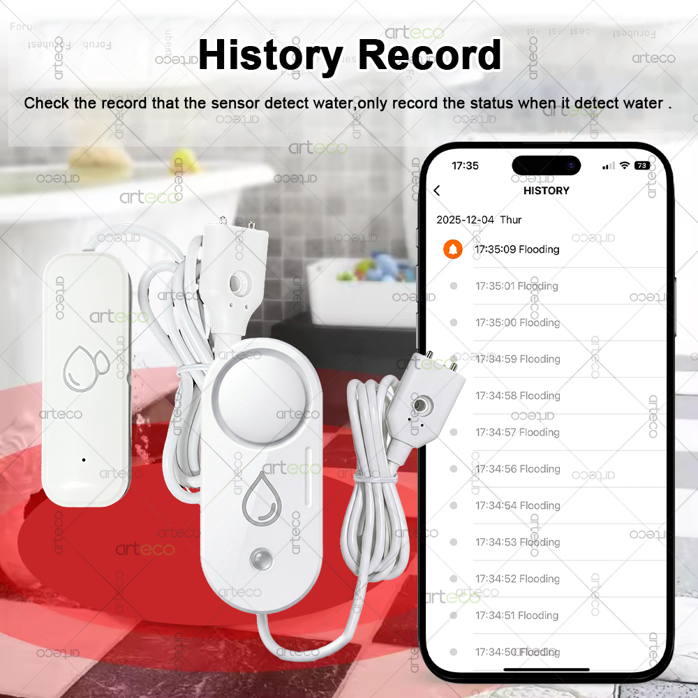 Capteur de fuite d'eau Zigbee, - Home Security App avis et prix