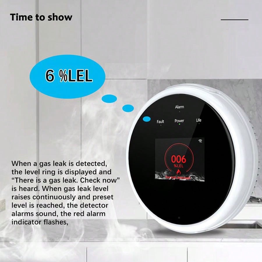 Capteur d'alarme de gaz WiFi 2 - Home Security App avis et prix