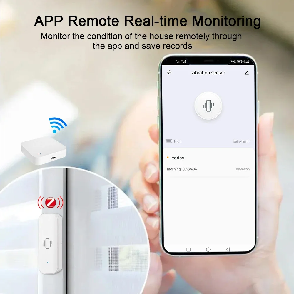 Capteur de vibration intellige - Home Security App avis et prix