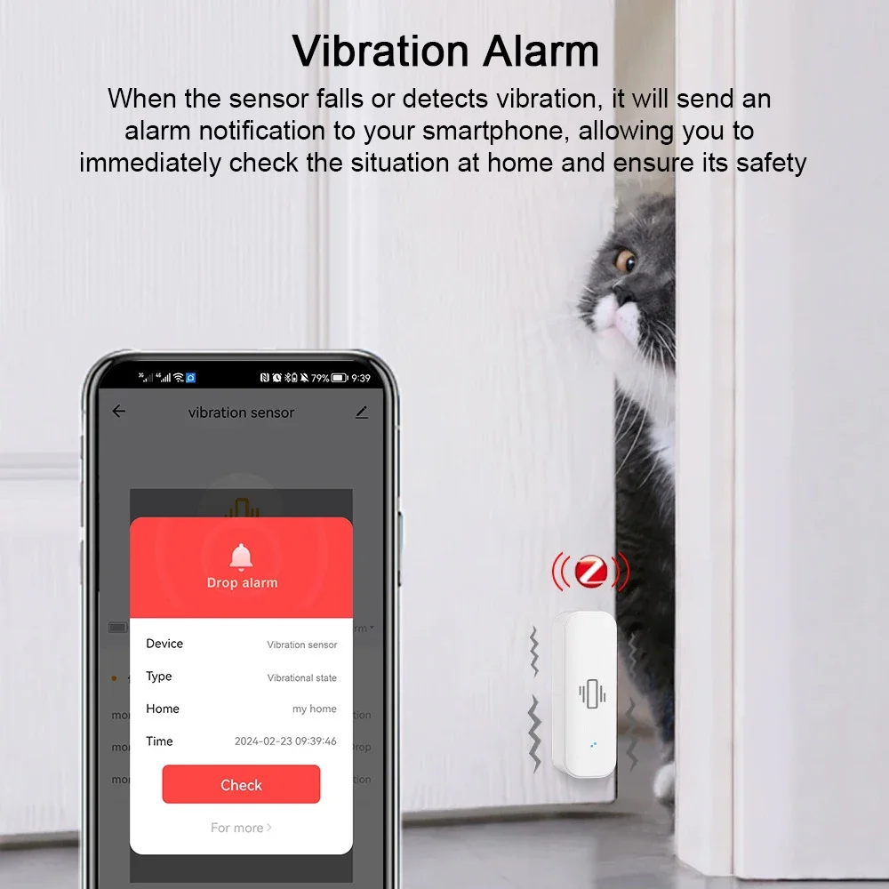 Capteur de vibration intellige - Home Security App avis et prix