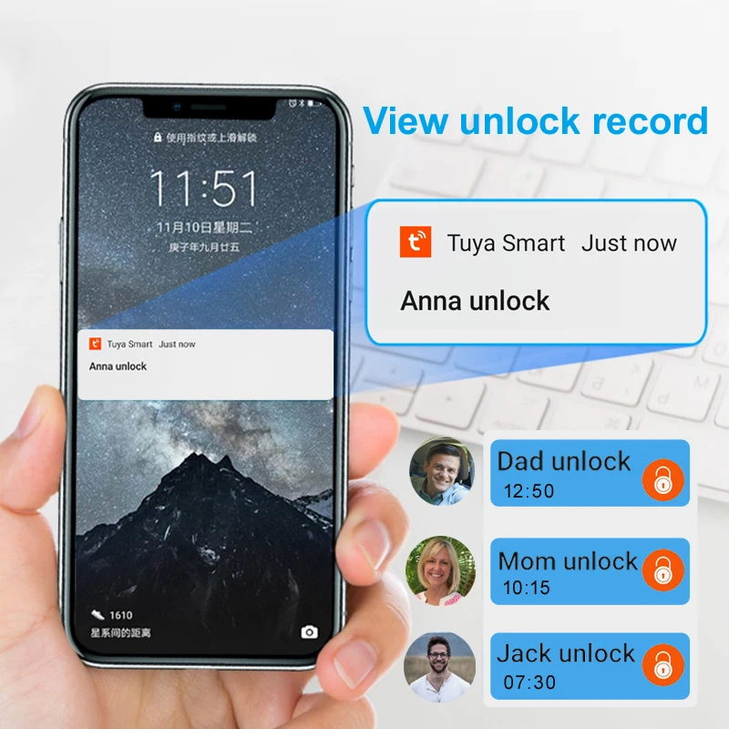 Cadenas à empreintes digitales - Home Security Battery avis et prix