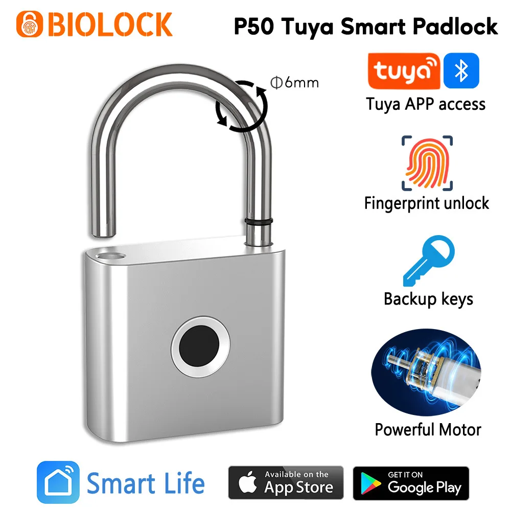 Cadenas à empreintes digitales - Home Security Battery avis et prix